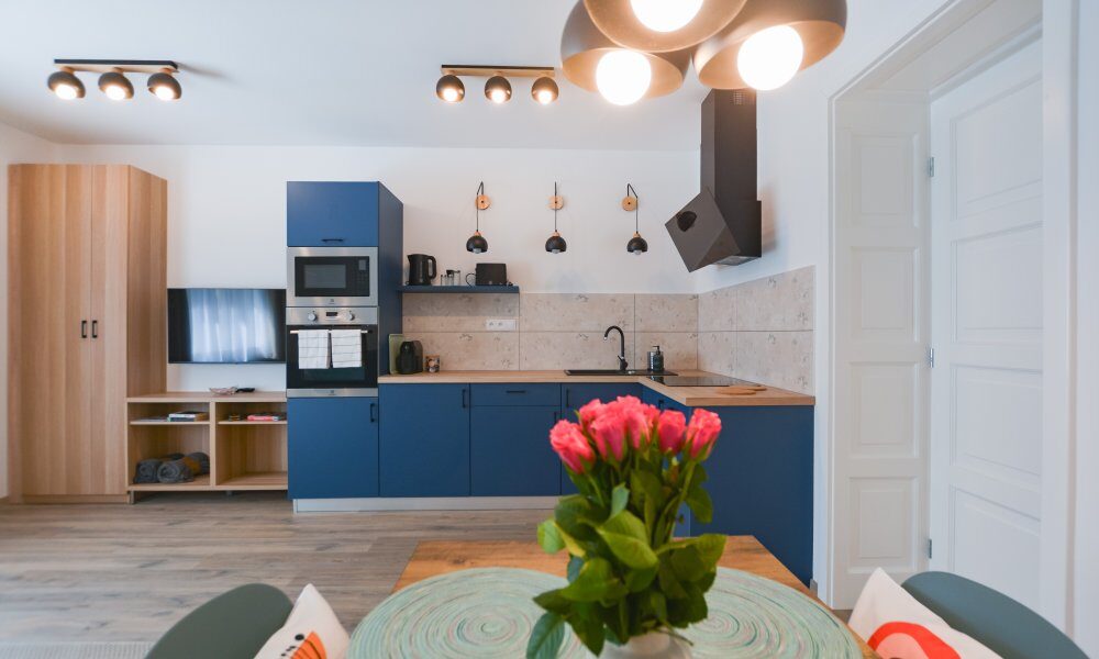 Károly Gusztáv apartman konyhája
