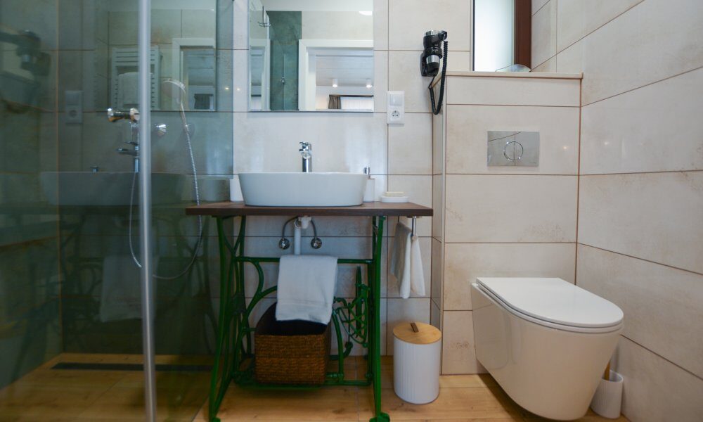 Károly Gyula apartman fürdőszoba